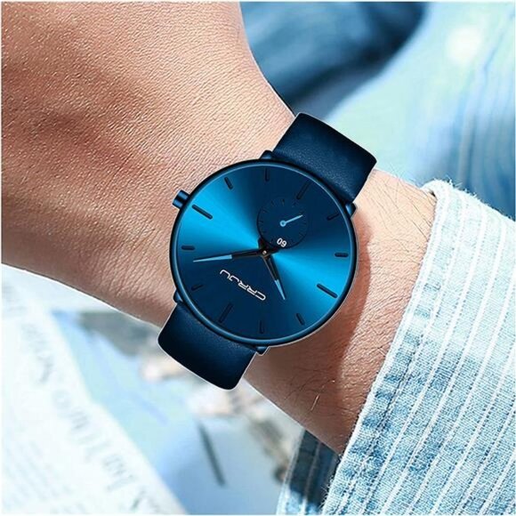 Ultra-Thin Minimalist Waterproof-Fashion Wrist Watch - Picture 5 of 7